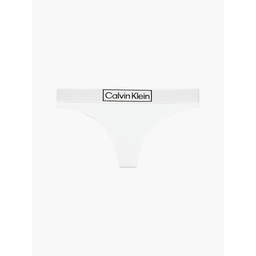 Chiloți Tanga Calvin Klein Reimagined Heritage Thong Alb