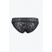 Chiloți Damă Calvin Klein Wildflower-Bikini Negru