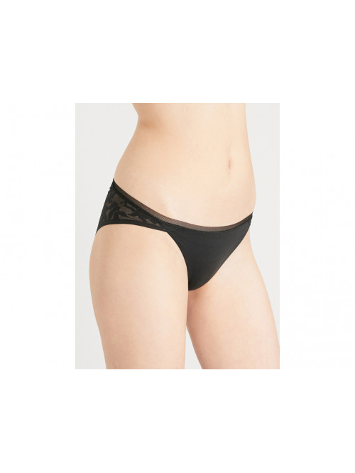 Chiloți Damă Calvin Klein Perfectly Fit Botanical Bikini Negri