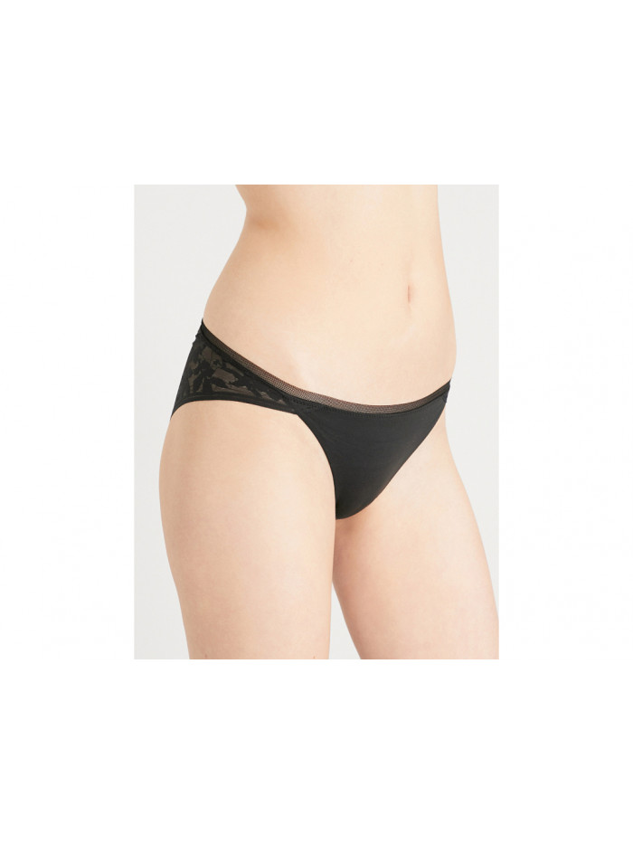 Chiloți Damă Calvin Klein Perfectly Fit Botanical Bikini Negri