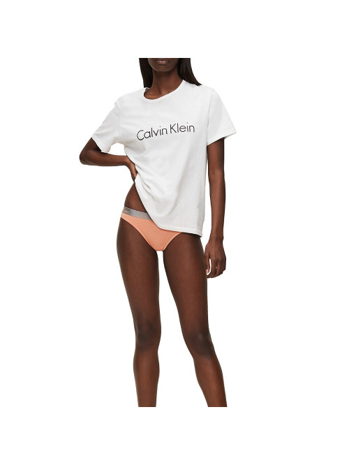 Tanga damă Calvin Klein Radiant Cotton – Somon