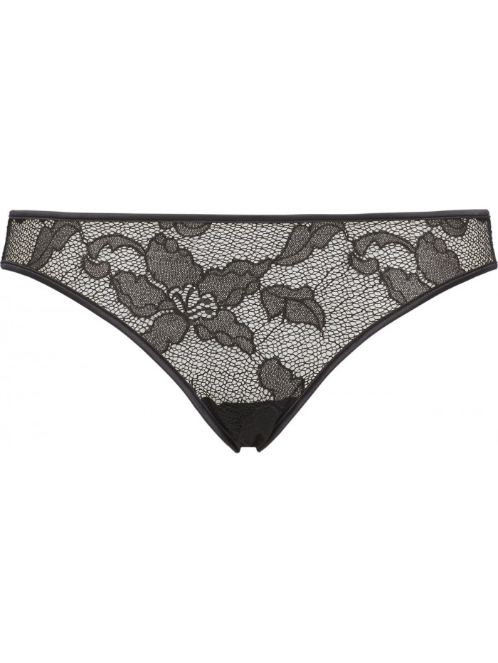 Chiloți Bikini Calvin Klein Lily Lace pentru Femei - Dantelă Neagră
