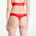 Tanga damă Calvin Klein Monolight CTN Holiday Thong Roșu
