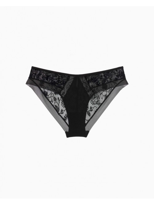 Chiloți Damă Calvin Klein Wildflower-Bikini Negru