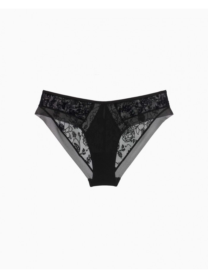 Chiloți Damă Calvin Klein Wildflower-Bikini Negru