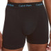 Boxeri pentru bărbați Calvin Klein Cotton Stretch Negru-Albastru, Verde, Mov 3-Pack