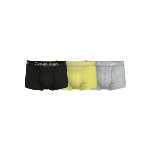 Boxeri pentru bărbați Calvin Klein Modern Structure CTN-Trunk Negri, Galbeni, Gri 3-Pack Boxeri pentru bărbați Calvin Klein Modern Structure CTN-Trunk Negri, Galbeni, Gri 3-Pack