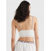 Sutien Femei Tommy Hilfiger Eyelet-Triangle Bra Ivoire