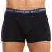 Boxeri pentru bărbați Tommy Hilfiger Recycled Essentials Trunk 3-pack bleumarin cu benzi colorate