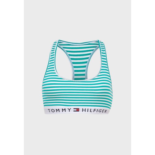 Sutien Damă Tommy Hilfiger Logo Band Racerback În Dungi Sutien Damă Tommy Hilfiger Logo Band Racerback În Dungi