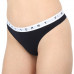 Tanga pentru Femei Tommy Hilfiger Print Thong 3-Pack Multicolor - Roz, Alb, Negru