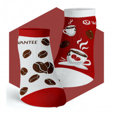 Șosete scurte Cafea Wantee