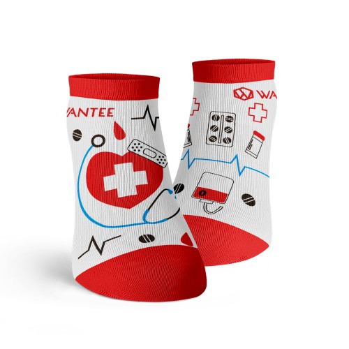 Șosete scurte Medical Y Wantee Șosete scurte Medical Y Wantee