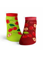 Șosete Scurte Cireșe Suculente Wantee