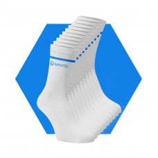Șosete Basic White and Blue Wantee 10-pack